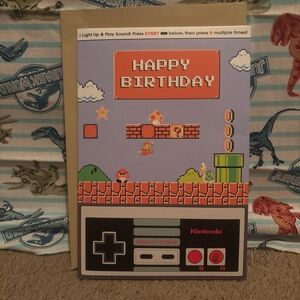 Nintendo Happy Birthday Super Mario Card